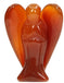 Natural Red Agate Gemstone Carved Crystal Figurine 2 Inch Peace Angel