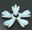 Natural Opalite Glass Carved Crystal Figurine 2 Inch Peace Angel