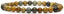 Natural Owyhee Picture Jasper Gemstone 6mm Round Beads Stretch Bracelet 7" Unisex