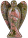 Unakite Gemstone Peace Angel Pocket Guardian Angel Healing Statue 2 inch
