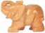 Carved Natural Yellow Jade Gemstone Elephant Healing Guardian Statue Figurine Crafts 2 inch