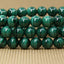 Natural AA Grade Malachite Gemstone 6mm Round Beads Stretch Bracelet 7" Unisex