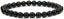 Natural A Grade Black Tourmaline Gemstone 6mm Round Beads Stretch Bracelet 7" Unisex