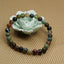Natural India Agate Gemstone 6mm Round Beads Stretch Bracelet 7" Unisex