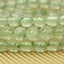 Natural Prehnite Gemstone 6mm Round Beads Stretch Bracelet 7" Unisex