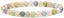 Natural Morganite Beryl Aquamarine Gemstone 6mm Round Beads Stretch Bracelet 7" Unisex