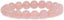 Natural Rose Quartz Gemstone 10mm Round Beads Stretch Bracelet 7 Inch Unisex