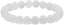 Natural White Quartz Gemstone 8mm Round Beads Stretch Bracelet 7 Inch Unisex