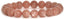 Natural Orange Sunstone Gemstone 10mm Round Beads Stretch Bracelet 7inch Unisex