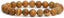 Natural Wood Jasper Gemstone 8mm Round Beads Stretch Bracelet 7inch Unisex