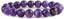 Natural African Amethyst Gemstone 10mm Round Beads Stretch Bracelet 7 Inch Unisex