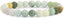 Natural Multi-Color Jadeite Gemstone 8mm Round Beads Stretch Bracelet 7 Inch
