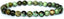 Angelstones Natural African Turquoise Gemstone 6mm Round Beads Stretch Bracelet 7inch Unisex