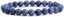 Natural Blue Sponge Coral Gemstone 8mm Round Beads Stretch Bracelet 7inch Unisex