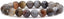 Natural Botswana Agate Gemstone 10mm Round Beads Stretch Bracelet 7inch Unisex