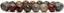 Angelstones Natural Polychrome Jasper Genuine Semi-Precious Gemstones Healing 10mm Beaded Stretch Bracelet 7inch Unisex