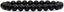 Natural Matt Black Agate Handmade Gemstone 8mm Round Beads Elastic Bracelet 7inch Unisex