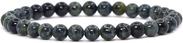 Natural Kambaba Jasper Gemstone 6mm Round Beads Stretch Bracelet 6.5inch Unisex