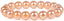 Metallic Yellow Coated Clear Quartz Gemstone 10mm Round Beads Stretch Bracelet 7inch Unisex