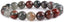 Angelstones Natural African Bloodstone Gemstone 10mm Round Beads Stretch Bracelet 7 Inch Unisex