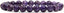 Natural Russian Charoite Gemstone 8mm Round Beads Stretch Bracelet 7inch Unisex