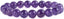 Natural Amethyst Gemstone 10mm Round Beads Stretch Bracelet 7 Inch Unisex