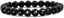 Natural Aura Hypersthene Gemstone 8mm Round Beads Stretch Bracelet 7 Inch Unisex
