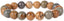 Natural Owyhee Picture Jasper Gemstone 10mm Round Beads Stretch Bracelet 7inch Unisex