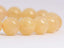 Angelstones Natural Yellow Quartzite Gemstone 8mm Round Beads Stretch Bracelet 7 Inch