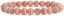 Natural Argentina Rhodochrosite Gemstone 8mm Round Beads Stretch Bracelet 7inch Unisex