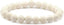 Angelstones Natural Buffalo Bone Gemstone 8mm Round Beads Stretch Bracelet 7 Inch Unisex