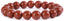 Natural Red Jasper Gemstone 10mm Round Beads Stretch Bracelet 7inch Unisex