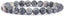 Natural Matt Frosted Picasso Jasper Gemstone 8mm Round Beads Stretch Bracelet 7 Inch Unisex