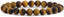 Natural Matt Gold Tiger's Eye Gemstone 8mm Round Beads Stretch Bracelet 7inch Unisex
