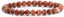 Natural Red River Jasper Gemstone 6mm Round Beads Stretch Bracelet 6.5inch Unisex