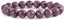 Angelstones Natural Lepidolite Lithium Mica Gemstone 10mm Round Beads Stretch Bracelet 7 Inch Unisex