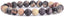 Natural Exotica Jasper Gemstone 8mm Round Beads Stretch Bracelet 7inch Unisex