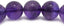 Natural Dark Amethyst Gemstone 10mm Round Beads Stretch Bracelet 7inch Unisex