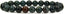 Natural Green Bloodstone Heliotrope Gemstone 8mm Round Beads Stretch Bracelet 7inch Unisex