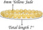 Natural Yellow Jade Gemstone 8mm Round Beads Stretch Bracelet 7inch Unisex