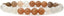 Natural Multicolor Sunstone Crystal Gemstone 8mm Round Beads Stretch Bracelet 7inch Unisex