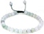 Angelstones Handmade Gemstone 6mm Green-White Jade Jadeite Round Beads Adjustable Braided Macrame Tassels Chakra Reiki Bracelets 7-9 inch Unisex