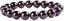 Natural Red Garnet Gemstone 10mm Round Beads Stretch Bracelet 7 Inch Unisex
