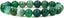 Natural Green Striped Agate Genuine Semi Precious Gemstones Healing 10mm Beaded Stretch Bracelet 7inch Unisex