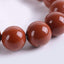 Natural Red Jasper Gemstone 10mm Round Beads Stretch Bracelet 7inch Unisex