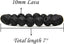 Natural Lava Gemstones Healing Power Crystal Elastic Stretch Beaded Bracelet 7inch Unisex,10mm Beads
