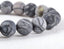 Natural Matt Frosted Picasso Jasper Gemstone 8mm Round Beads Stretch Bracelet 7 Inch Unisex