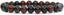 Natural Red Bloodstone Heliotrop Handmade Gemstone 8mm Round Beads Elastic Bracelet 7inch Unisex