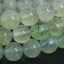 Angelstones Natural Green Prehnite Gemstone 10mm Round Beads Stretch Bracelet 7 Inch Unisex