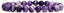 Matt African Amethyst Gem Semi Precious Gemstone 8mm Ball Beads Stretch Bracelet 7inch Unisex